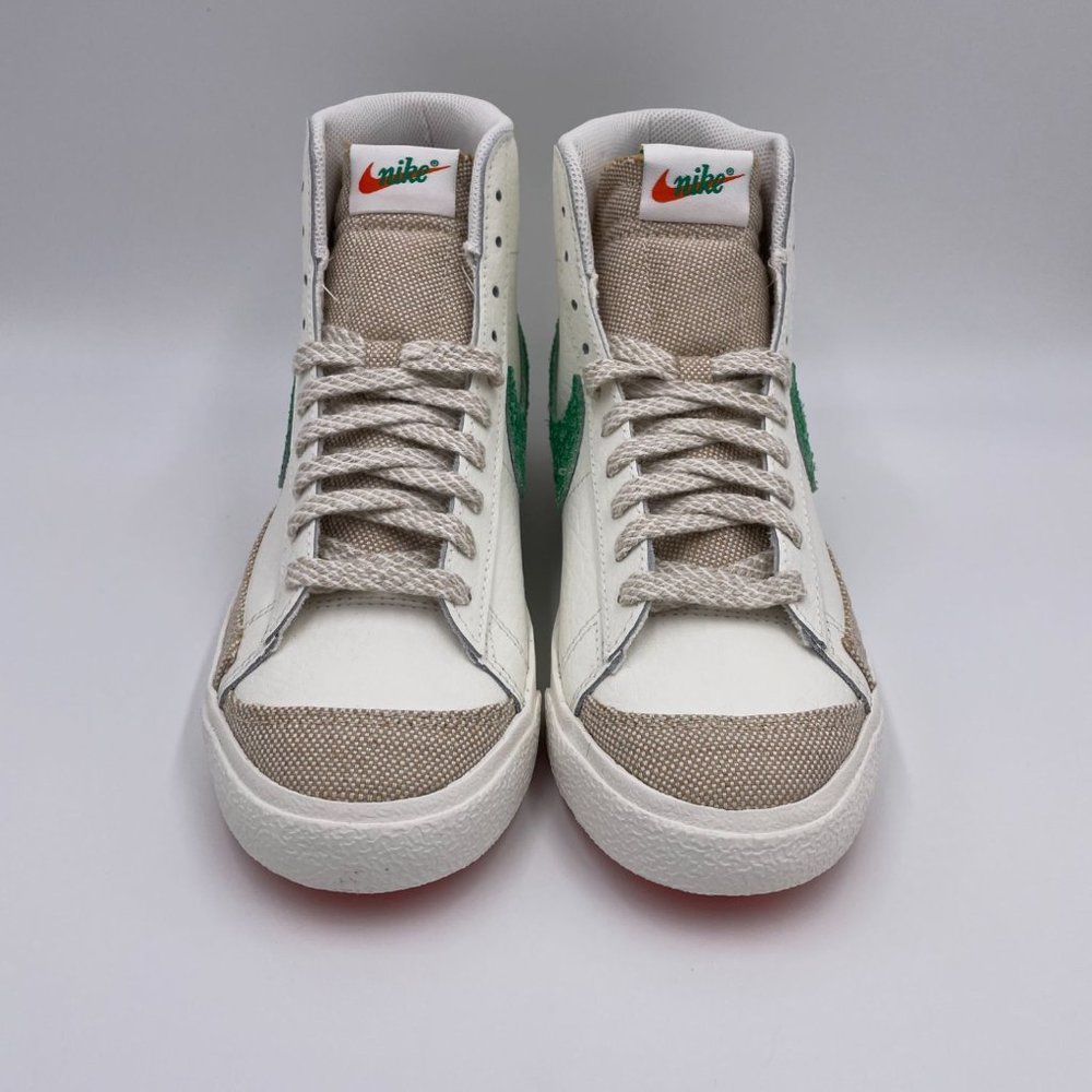 Nike Blazer Mid ' 77 White / Green Womens Shoes - Picture 3 of 8